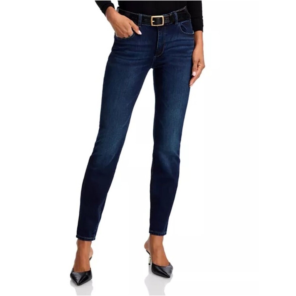 DL1961 Farrow Smart Denim Jeans Size 30 Dark Wash Full Length Stretch